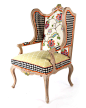 MacKenzie-Childs Chelsea Garden Wing Chair