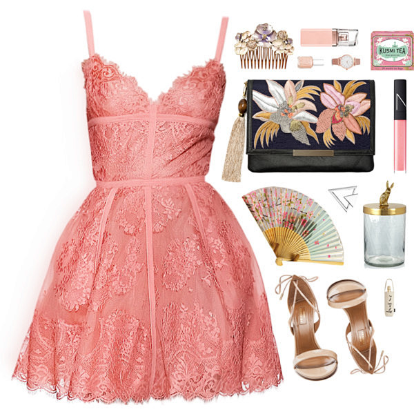 #Pink #dress #floral...