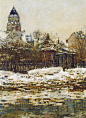 Vetheuil, The Church  in Winter, 1879