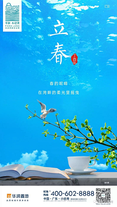 相顾两无言采集到地产——立春海报