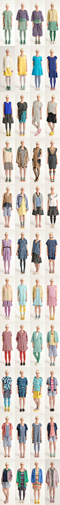 Eley Kishimoto Spring Summer 2012 Collection——夫妻档起家的 Mark Eley 和 Wakako Kishimoto，在品牌成立初期，虽然被形容设计只适合小众，客户群窄。现在正以令人惊喜的速度，在时装界打响名气，以出色的布料印刷闻名，而取得与多个大品牌 (如LV, Alexander McQueen) 合作机会。2012年春夏系列，满是独特而有趣的印刷图案，浓浓的日本风。