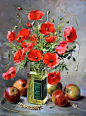 来自艺术家 Anne Cotterill 绘画作品一组。