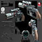ZERO NINE Revolver, Kris Thaler : ZERO NINE Revolver done by rmory studios<br/>Cyberpunk Boss Weapon