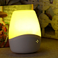 LED声控灯小夜灯 插电节能 创意声光控婴儿宝宝床头灯感应灯壁灯 原创 设计 新款 2013 正品 代购  淘宝
