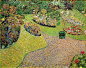 孤独花园，印象派大师梵高油画欣赏