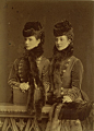 公主达格玛与公主亚历山德拉
19世纪丹麦王室成员照片