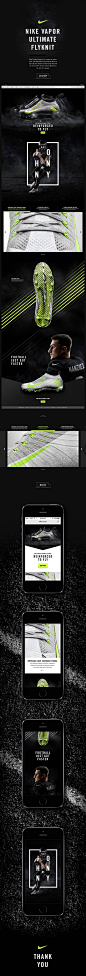 Nike Vapor Ultimate Flyknit - Web Experience - WEB Inspiration
