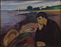 Artists close to my Arp / Edvard Munch: Melancholy, 1896