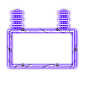 电商炫酷边框霓虹灯彩灯图案png元素@ 采集者@两秒视觉
