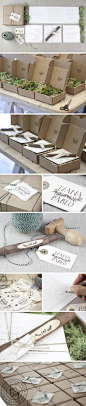 Boda personalizada PPStudio para Ivana & Pablo  http://www.projectpartystudio.com/bodas-personalizadas-2/ivana-pablo.html #boda #invitacion #wedding #stationery #ppstudio #handmade #stamp #sello #wood #kraft: 