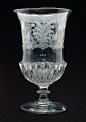  Celery glass from the United States, 1820-50. Museum of Fine Arts, Boston.