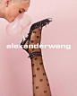 Alexander Wang Collection 1 Drop 2 Campaign. 王大仁“Collection 1”系列的第二辑, 粉红空间, 皮革铆钉... 危险又甜蜜的女孩.  