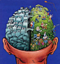 【“脑残” 的定义】 Your brain has two parts:the left & the right.Your left brain has nothing right, and your right brain has nothing left.