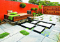 屋顶花园景观设计图集丨空中休闲庭院花园￿485287490