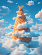 Sunny_tonger_A_container_with_the_shape_of_a_pineapple_with_a_s_946d0033-a58f-4e93-9c31-ed1c490c6c5d