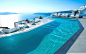 General 1920x1200 hotels luxury water Santorini chair mountain landscape swimming pool photography