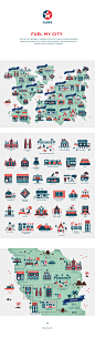 Map Illustration - Caltex Malaysia : Map Illustration / Caltex malaysia