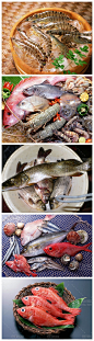 [gq65]30张新海鲜鱼虾鱿鱼食材摄影产品网站PS设计高清图片素材-淘宝网