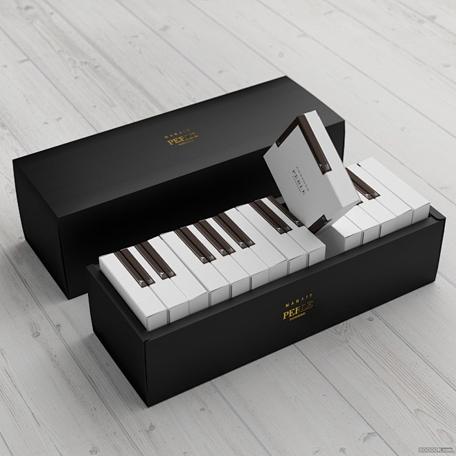 【设计学习交流群：】国外包装创意钢琴设计...