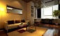 126㎡三居现代简约风格客厅沙发背景墙装修效果图