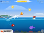 离开水的鱼iPad游戏界面设计，来源自黄蜂网http://woofeng.cn/mobile/ #采集大赛# #游戏#
