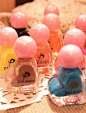 可爱粉粉嫩嫩包装迷你指甲油5ML小瓶，携带方便，瓶子形状很可爱。