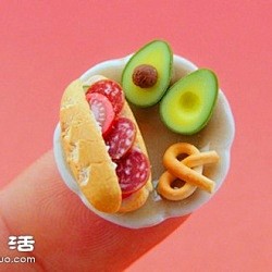 迷你软陶粘土食物模型