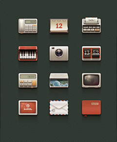 辛集采集到★UI-ICON【写实/立体】