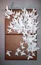 Paper wall art