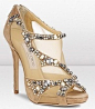 Jeweled sandals from Jimmy Choo Cruise