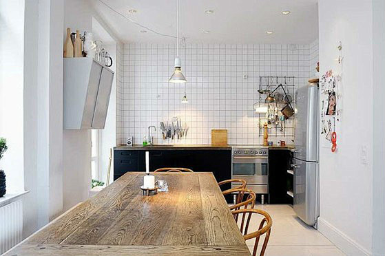 现代装修厨房餐厅效果图大全2012图片