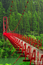 日本，红桥【真好看的桥】