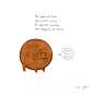 [Square version] the spherical bear Art Print by Marc Johns | Society6