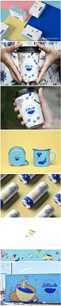 10套咖啡品牌VI设计合集
【Hillside 小清新色调的咖啡品牌视觉设计】