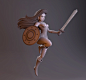 Wonder woman, Gabriel Menezes : Hi Guys, this is a project i've been working on the past weeks to improove my modelling and posing, maybe i will finish this in the future with textures  and shading,  but for now a clay render will do.
Based on the amazing