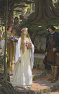 全部尺寸 | Edmund Blair Leighton (British, 1853-1922), ""My Fair Lady", 1914 | Flickr - 相片分享！