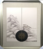 瑞杰 新中式装饰画风景印刷实物画酒店装饰画客厅卧室餐厅玄关画-淘宝网