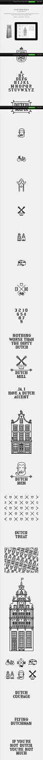 Dutch Mafia Font & Icon Set on Behance