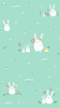 西瓜壁纸 可爱兔兔