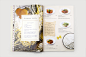 Pesto Cafe Menu : Design of a menu for an Italian restaurant "Pesto Cafe" placed in Moscow. The menu is like a magazine that shows dishes, information about the recipes of Italian cuisine and Italian traditions.Made for G-sign agency. Photos of 