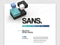 SANS /网站块3d站点导航排版uix ui设计网站