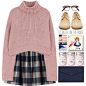 A fashion look from December 2015 featuring long sleeve sweaters, oxford shoes and blue purse. Browse and shop related looks.