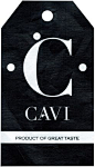 CAVI - product of great taste hang tag made by CBF Labels