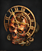 Steampunk Skull+Process : This cover illustration was made for a "Deathday Clock by Gustaff Behr" book. It can be bought here: https://www.amazon.com/Deathday-Clock-Gustaff-Behr-ebook/dp/B01M1K6JVL