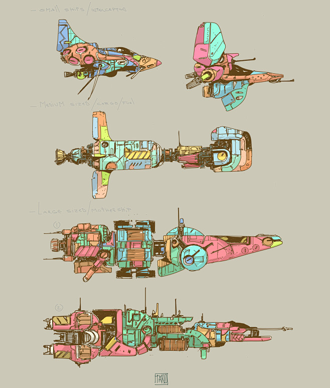 Ships concept sketch...