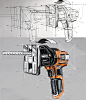 Industrail Design Sketch & Marker Rendering Tutorial : Product Design Sketch, industrial Design sketch. Object ; Sony head camera 