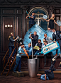 Bombay Sapphire : GQ Magazine Spread for Bombay Sapphire's 'The World's Most Imaginative Bartender' 