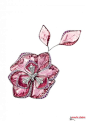“永不凋谢”的花朵 绽放于胸前的钻石胸针
珠宝单品：Boucheron宝诗龙Fleur De Jour胸针