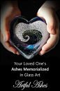 Helping you heal is our honor. The loss of your loved one is so difficult. Our artists capture the essence of your loved one's spirit in a swirl of color and ashes, sealed forever within beautiful glass art.  We hope these amazing pieces comfort your grie