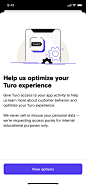 Turo Onboarding screen